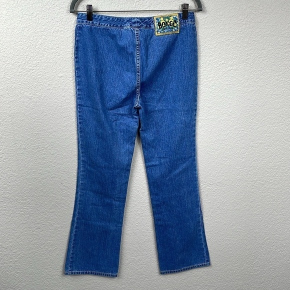 Vintage Bongo by Gene Montesano Bareback Bootcut Jeans Blue Denim Sz 9 - Picture 5 of 13